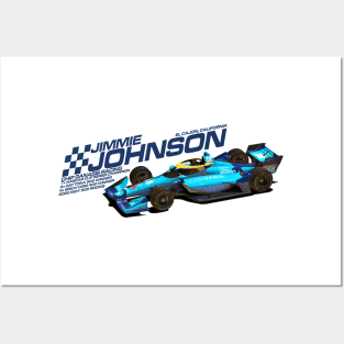 Jimmie Johnson 2022 (dark blue) Posters and Art